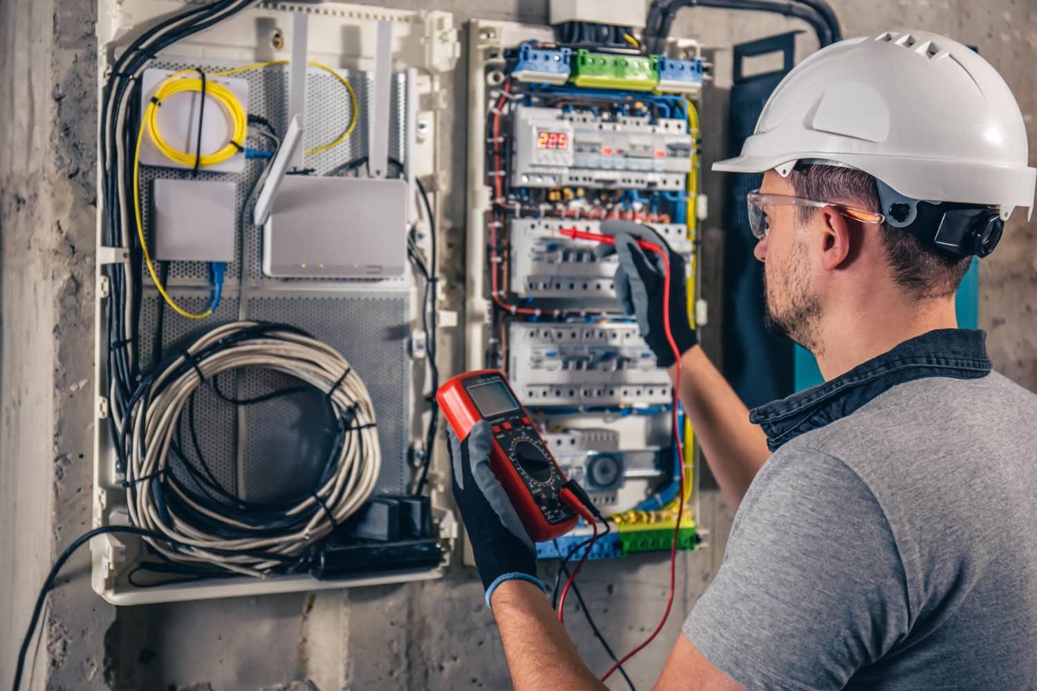 Electrician inspect.